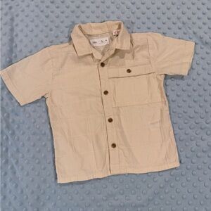 Zara Cream Button Up